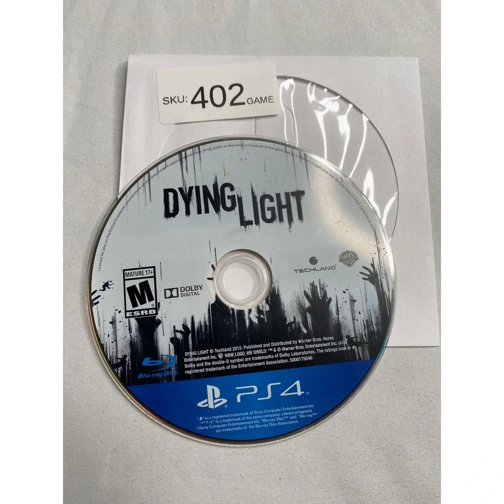 Dying Light Sony PlayStation 4 PS4 Disc Only